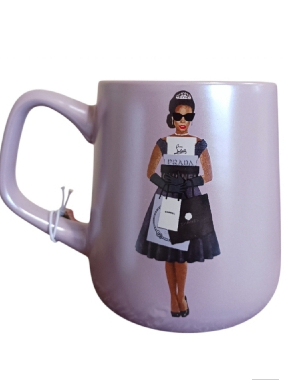 (2) Amanda Greenwood Luxury Homage Mugs Fashionista Bicycle Balloons - Picture 5 of 11